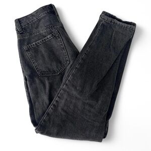 Sleek Black Denim Jeans